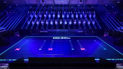 Nike Creates First Ever Basketball Court Using LED Lighting