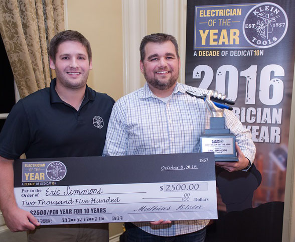 Klein Tools Announces 2016 Electrician of the Year Recipient