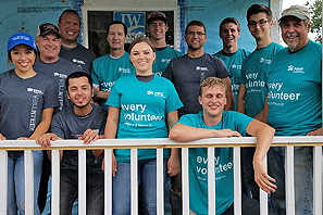 Hubbell Lighting Interns Spend the Day with Habitat for Humanity