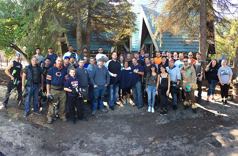 Idlewood Electric Hosts Paintball Outing for Hurricane Relief