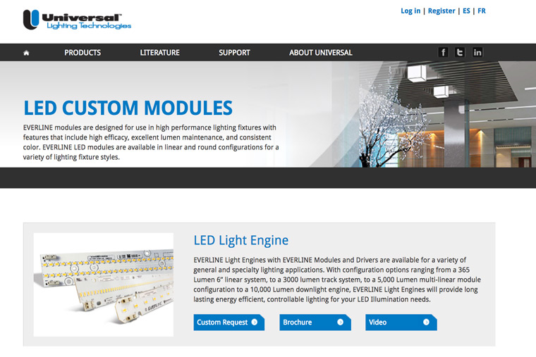 Universal Lighting Introduces New Web Resources