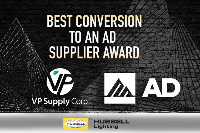Hubbell Lighting Wins AD Supplier Award