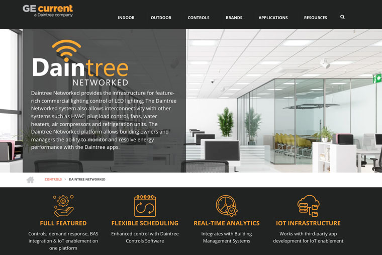 Daintree Networked Lighting Controls Now DLC Certified