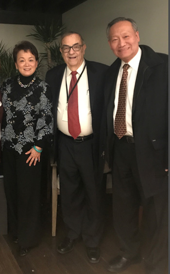 (L to R) Tai Wang, Leonard Schwartz and Tony Wang